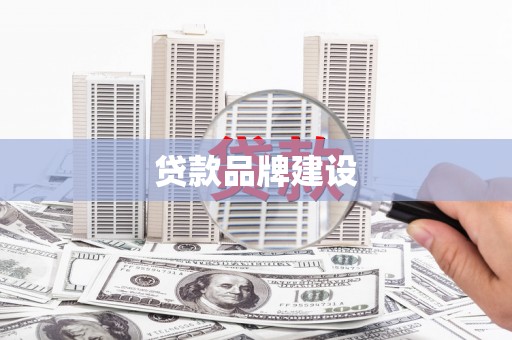 武义贷款品牌建设