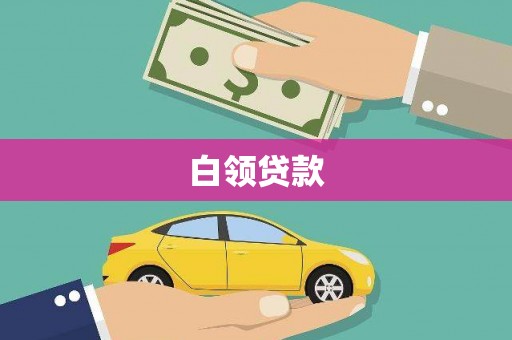 武义白领贷款