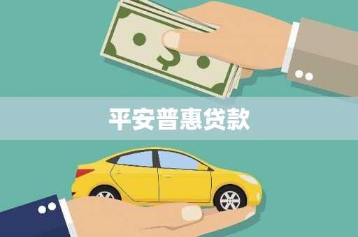 武义平安普惠贷款