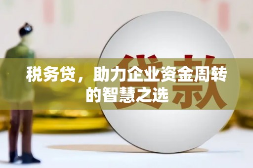武义税务贷，助力企业资金周转的智慧之选