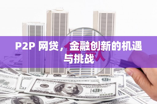 武义P2P 网贷，金融创新的机遇与挑战