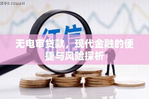 武义无电审贷款，现代金融的便捷与风险探析