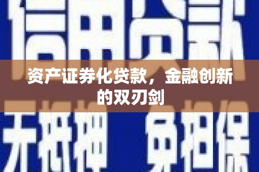 武义资产证券化贷款，金融创新的双刃剑