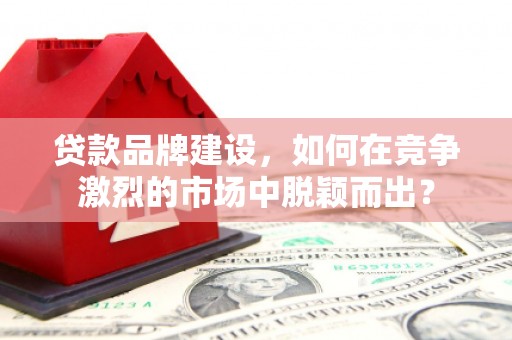 武义贷款品牌建设，如何在竞争激烈的市场中脱颖而出？