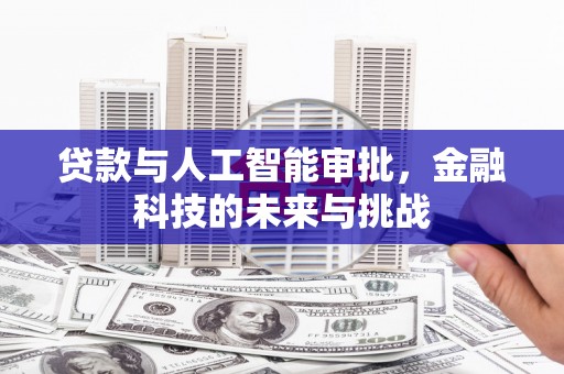 武义贷款与人工智能审批，金融科技的未来与挑战