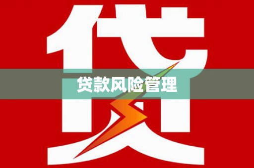 武义贷款风险管理