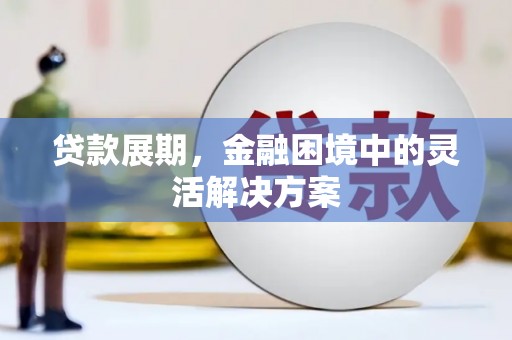 武义贷款展期，金融困境中的灵活解决方案