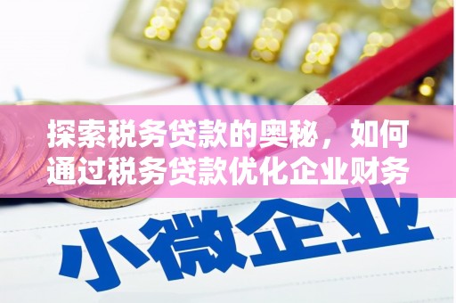 武义探索税务贷款的奥秘，如何通过税务贷款优化企业财务