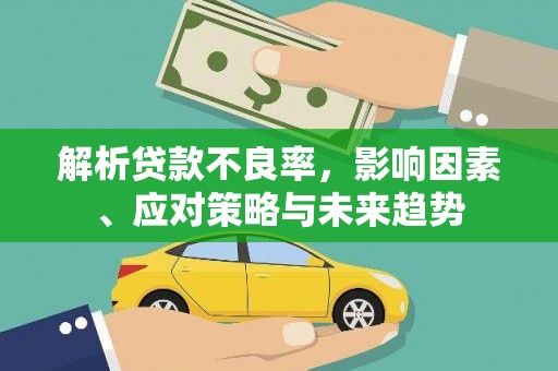 武义解析贷款不良率，影响因素、应对策略与未来趋势