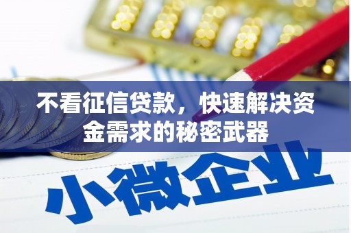 武义不看征信贷款，快速解决资金需求的秘密武器