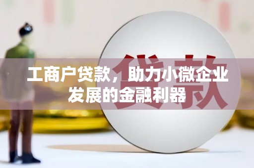 武义工商户贷款，助力小微企业发展的金融利器