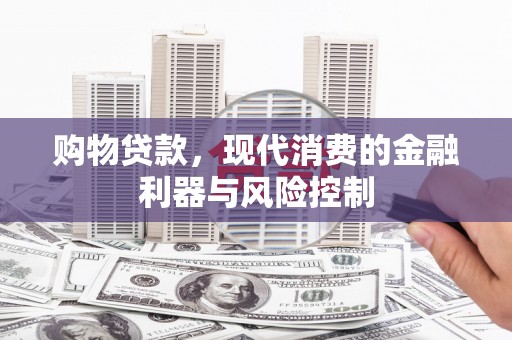 武义购物贷款，现代消费的金融利器与风险控制