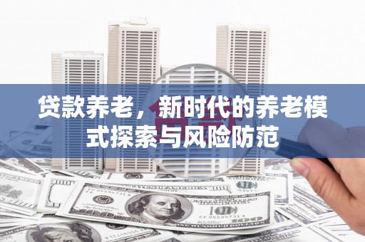 武义贷款养老，新时代的养老模式探索与风险防范